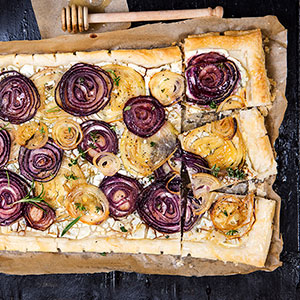 Goat Cheese and Onion Tart
