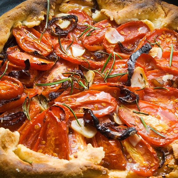 Tomato and Caramelized Onion Galette